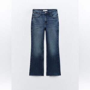 Zara high waisted mini flare jeans